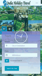 Mobile Screenshot of indiaholidaytravel.com